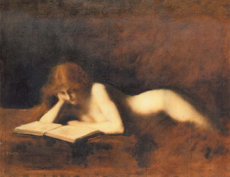 Jean-Jacques Henner Woman Reading